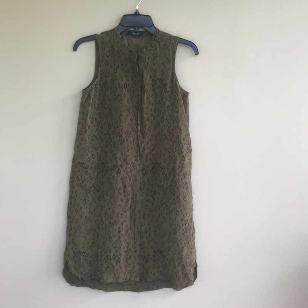 • Madewell • Silk Playa Dress in Leopard Fade XS - Picture 4 of 5